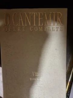 OPERE COMPLETE, VIII D. CANTEMIR