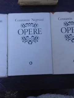 Opere - Constantin Negruzzi  3 volume  (cu o dedicatie pentru Andi Andries, pe toate cele 3 volume)