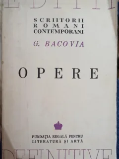 Opere - G. Bacovia (carte numerotata)