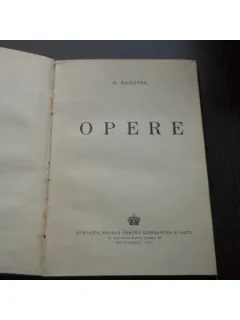 OPERE - G.BACOVIA