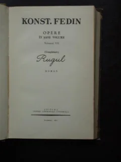 OPERE IN SASE VOLUME - KONST. FEDIN - VOL.VII