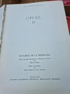 Opere IV. Tezaurul de la Pietroasa – Alexandru Odobescu (editie in limba franceza)