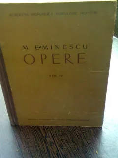 OPERE - M. EMINESCU VOL.IV - POEZII POSTIME