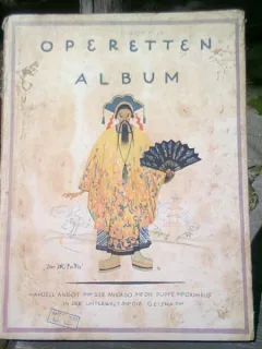 OPERETTEN ALBUM  (ALBUM OPERETE, PARTITURI SI TEXT IN LIMBA GERMANA)