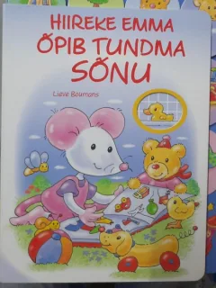 Opid tundma sonu - Hiireke Emma (Invata sa recunosti cuvintele - Soricelul Emma - carte in limba estona)