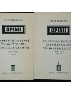 OPINII - FAUST BRADESCU 2 VOLUME