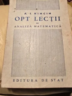 Opt lectii de analiza matematica-A.I.Hincin