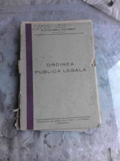 ORDINEA PUBLICA LEGALA - ALECSANDRU LESVIODAX