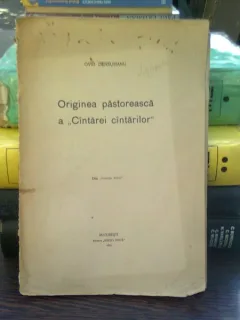 Originea pastoreasca a Cintarei Cintarilor - Ovid Densusianu