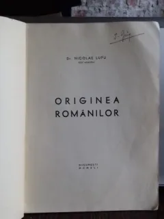 ORIGINEA ROMANILOR - NICOLAE LUPU