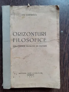 ORIZONTURI FILOSOFICE - ION ZAMFIRESCU