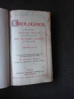 OROLOGHION, CUPRINDE URMAREA ORELOR SI SPRE SAVARSIREA LAUDELOR
