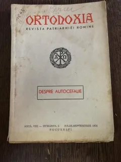 Ortodoxia. Revista Patriarhiei Romane Anul VIII Nr. 3 1956