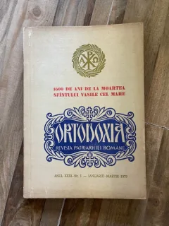 Ortodoxia. Revista Patriarhiei Romane Anul XXXI Nr. 1 1979