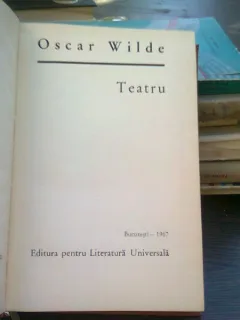 Oscar Wilde - Teatru