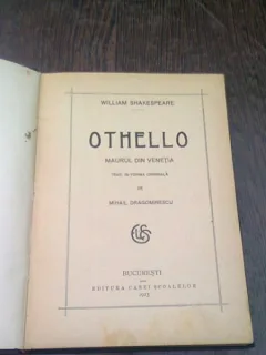 OTHELLO MAURUL DIN VENETIA - WILLIAM SHAKESPEARE
