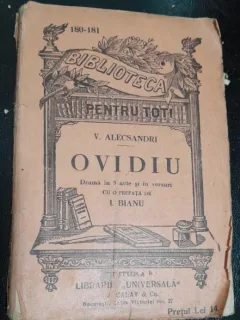 Ovidiu - V. Alecsandri drama in 5 acte si in versuri