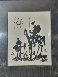 Pablo Picasso - Don Quixote And Sancho Panza - serigrafie