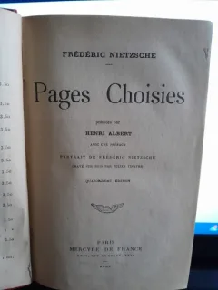 Pages Choisies - Frederic Nietzsche