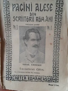 Pagini alese din scriitori romani nr.7: Mihail Eminescu, Luceafarul, Calin