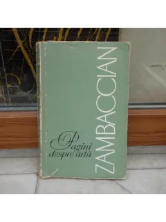 Pagini despre arta , Zambaccian , 1965
