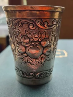 Pahar evreiesc Kiddush, din argint, Germania, circa 1890