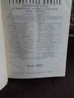 PANDECTELE ROMANE - 1927 - C. HAMANGIU