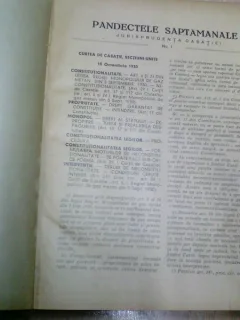 PANDECTELE SAPTAMANALE