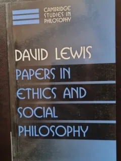 Papers in Ethics and Social Philosophy - David Lewis