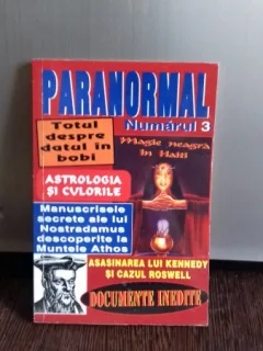 Paranormal, Nr. 3 - Documente inedite