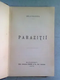 PARAZITII - BARBU DELAVRANCEA