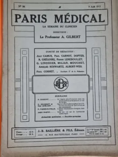 Paris Medical Nr. 36 / 1913