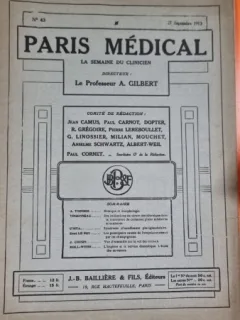Paris Medical Nr. 43 / 1913