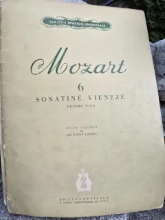 Partitura, 6 sonate vieneze pentru pian - Mozart