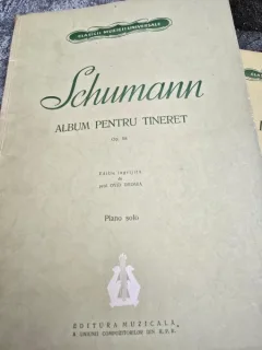 Partitura, Album pentru tineret, piano solo - Schumann