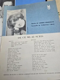 Partitura, De ce mi-ai scris - Andrei Prosteanu, Timotei Ursu
