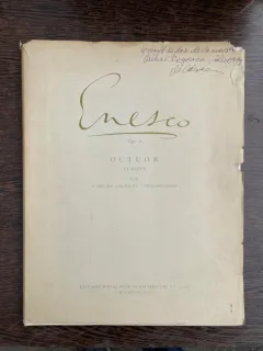 Partitura Enesco Op. 7 Octuor (Ut Majeur) Pour 4 vilons, 2 altos et 2 viollonccelles