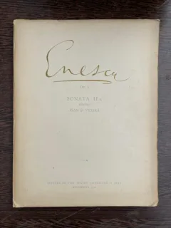 Partitura Enescu Op. 6 Sonata II-a pentru pian si vioara