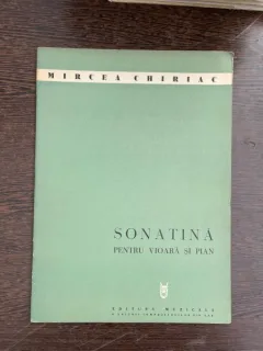 Partitura Mircea Chiriac Sonatina pentru vioara si pian (1964)