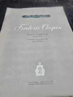 Partitura Nocturana Op. Postum - Frederic Chopin