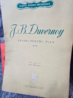 Partitura, studii pentu pian, Op.276 - J.B. Duvernoy