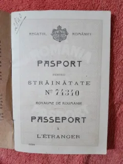 Pasaport pentru strainatate, Regatul Romaniei, Regele Carol I