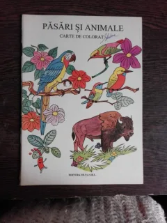 PASARI SI ANIMALE, CARTE DE COLORAT