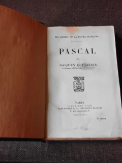 PASCAL - JACQUES CHEVALIER   (CARTE IN LIMBA FRANCEZA)