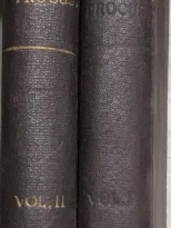 Patul lui Procust - Camil Petrescu- prima editie-  2 volume- din biblioteca lui Geo Dumitrescu