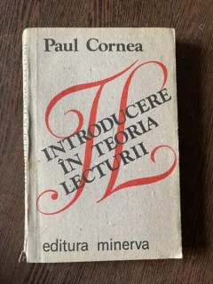 Paul Cornea Introducere in teoria lecturii (autograf)