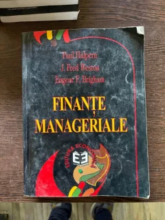 Paul Halpern - Finante manageriale