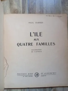 Paul Jammes - L'ile aux Quatre Familles