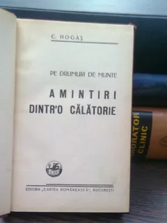Pe drumuri de munte Amintiri dintr-o calatorie - C. Hogas