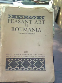 PEASANT ART IN ROUMANIA de GEORGE OPRESCU 1929